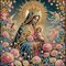 Religious Virgin Mary Easter Day Diamond Painting Kits for Adults Partial Drill Diamond Art - 12x12 Inches Special Shaped Diamond Art Craft for Holidays, Home Decor and Gifts (Colored)